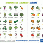 Octobre : Calendrier Fruits Legumes Saison